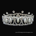 fashion metal full crystal cheap women crowns for party